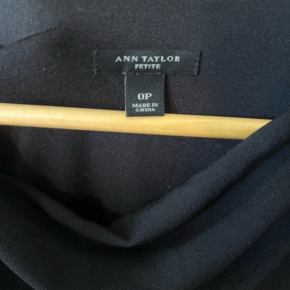 Ann Taylor Petite 0P Stretch Black Work Dress - Picture 5 of 5